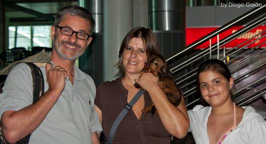 Evasion COLETTE ze swoją nową rodziną - już na lotnisku w Lizbonie :)